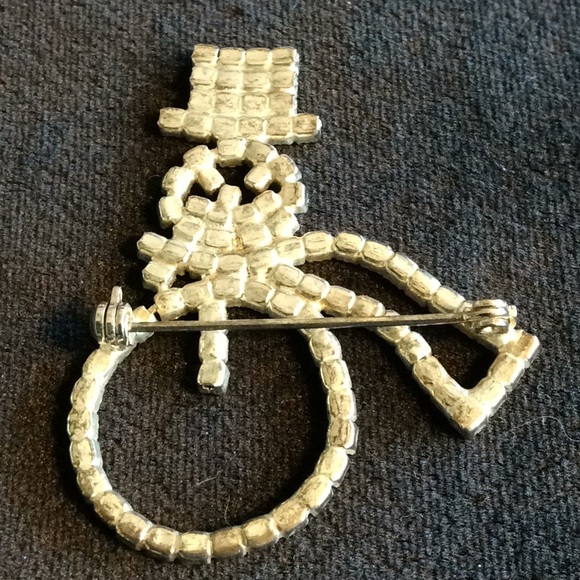 Vintage NWOT Christmas Snowman Brooch - Picture 4 of 4